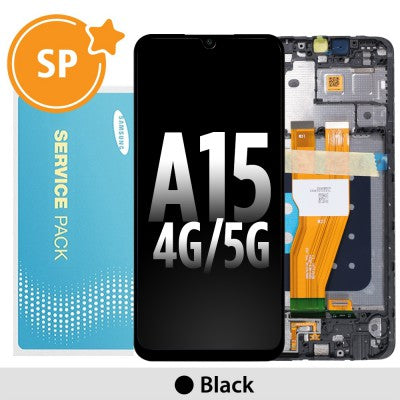 Tecguru-Samsung Galaxy A15 A155F / A156F (2023) LCD Replacement with Frame GH82-33637A/33638A (Service Pack)-Black Tecguru-Samsung Galaxy A15 A155F / A156F (2023) LCD Replacement with Frame GH82-33637A/33638A (Service Pack)-Black